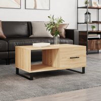 vidaXL Couchtisch Sonoma-Eiche 90x50x40 cm Holzwerkstoff