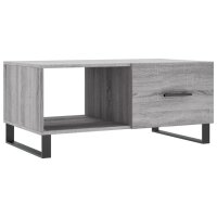 vidaXL Couchtisch Grau Sonoma 90x50x40 cm Holzwerkstoff