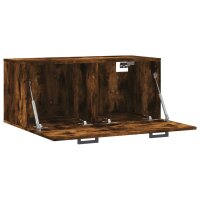 vidaXL Wandschrank Räuchereiche 80x36,5x35 cm Holzwerkstoff