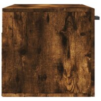 vidaXL Wandschrank Räuchereiche 80x36,5x35 cm Holzwerkstoff