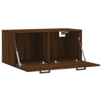 vidaXL Wandschrank Braun Eichen-Optik 80x36,5x35 cm Holzwerkstoff