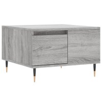 vidaXL Couchtisch Grau Sonoma 55x55x36,5 cm Holzwerkstoff