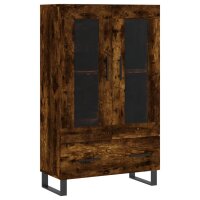 vidaXL Highboard Räuchereiche 69,5x31x115 cm...