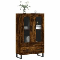 vidaXL Highboard Räuchereiche 69,5x31x115 cm Holzwerkstoff