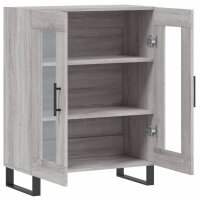 vidaXL Sideboard Grau Sonoma 69,5x34x90 cm Holzwerkstoff