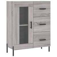 vidaXL Sideboard Grau Sonoma 69,5x34x90 cm Holzwerkstoff