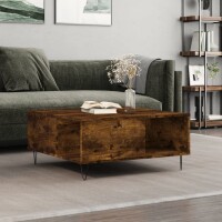 vidaXL Couchtisch R&auml;uchereiche 80x80x36,5 cm Holzwerkstoff