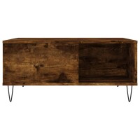 vidaXL Couchtisch R&auml;uchereiche 80x80x36,5 cm Holzwerkstoff