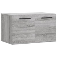 vidaXL Wandschrank Grau Sonoma 60x36,5x35 cm Holzwerkstoff