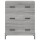 vidaXL Sideboard Grau Sonoma 69,5x34x90 cm Holzwerkstoff