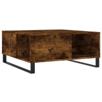 vidaXL Couchtisch R&auml;uchereiche 80x80x36,5 cm Holzwerkstoff