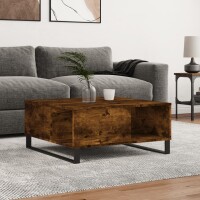 vidaXL Couchtisch R&auml;uchereiche 80x80x36,5 cm Holzwerkstoff