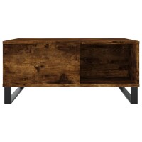 vidaXL Couchtisch R&auml;uchereiche 80x80x36,5 cm Holzwerkstoff