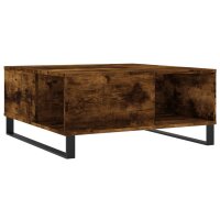 vidaXL Couchtisch R&auml;uchereiche 80x80x36,5 cm Holzwerkstoff