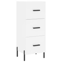 vidaXL Highboard Wei&szlig; 34,5x34x180 cm Holzwerkstoff