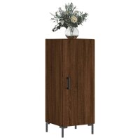 vidaXL Sideboard Braun Eichen-Optik 34,5x34x90 cm Holzwerkstoff