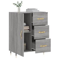 vidaXL Sideboard Grau Sonoma 69,5x34x90 cm Holzwerkstoff