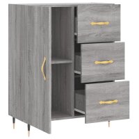 vidaXL Sideboard Grau Sonoma 69,5x34x90 cm Holzwerkstoff