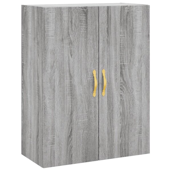 vidaXL Wandschrank Grau Sonoma 69,5x34x90 cm