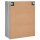 vidaXL Wandschrank Grau Sonoma 69,5x34x90 cm