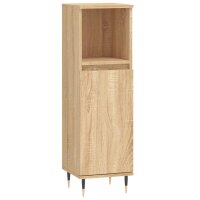 vidaXL Badschrank Sonoma-Eiche 30x30x100 cm Holzwerkstoff