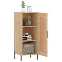 vidaXL Sideboard Sonoma-Eiche 34,5x34x90 cm Holzwerkstoff