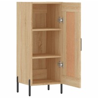 vidaXL Sideboard Sonoma-Eiche 34,5x34x90 cm Holzwerkstoff