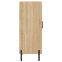 vidaXL Sideboard Sonoma-Eiche 34,5x34x90 cm Holzwerkstoff