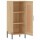 vidaXL Sideboard Sonoma-Eiche 34,5x34x90 cm Holzwerkstoff