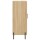 vidaXL Sideboard Sonoma-Eiche 34,5x34x90 cm Holzwerkstoff