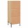 vidaXL Sideboard Sonoma-Eiche 34,5x34x90 cm Holzwerkstoff