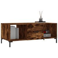 vidaXL Couchtisch R&auml;uchereiche 102x50x40 cm Holzwerkstoff