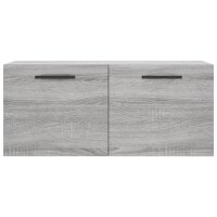 vidaXL Wandschrank Grau Sonoma 80x36,5x35 cm Holzwerkstoff