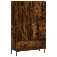 vidaXL Highboard Räuchereiche 69,5x31x115 cm...