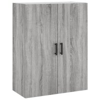 vidaXL Wandschrank Grau Sonoma 69,5x34x90 cm