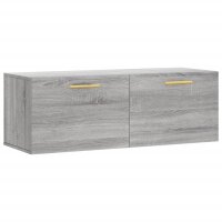 vidaXL Wandschrank Grau Sonoma 100x36,5x35 cm Holzwerkstoff