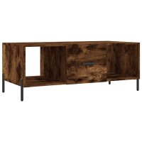 vidaXL Couchtisch Räuchereiche 102x50x40 cm...