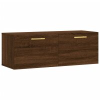 vidaXL Wandschrank Braun Eichen-Optik 100x36,5x35 cm...