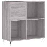 vidaXL Plattenschrank Grau Sonoma 84,5x38x89 cm Holzwerkstoff