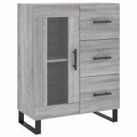 vidaXL Sideboard Grau Sonoma 69,5x34x90 cm Holzwerkstoff