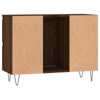 vidaXL Badschrank Braun Eichen-Optik 80x33x60 cm Holzwerkstoff