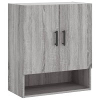 vidaXL Wandschrank Grau Sonoma 60x31x70 cm Holzwerkstoff