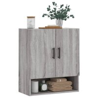 vidaXL Wandschrank Grau Sonoma 60x31x70 cm Holzwerkstoff