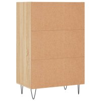 vidaXL Highboard Sonoma-Eiche 57x35x90 cm Holzwerkstoff