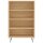 vidaXL Highboard Sonoma-Eiche 57x35x90 cm Holzwerkstoff