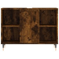 vidaXL Badschrank R&auml;uchereiche 80x33x60 cm Holzwerkstoff