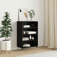 vidaXL Highboard Schwarz 57x35x90 cm Holzwerkstoff