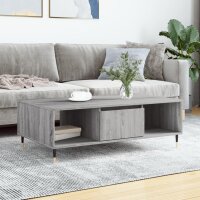 vidaXL Couchtisch Grau Sonoma 104x60x35 cm Holzwerkstoff