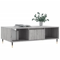 vidaXL Couchtisch Grau Sonoma 104x60x35 cm Holzwerkstoff