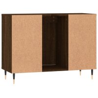 vidaXL Badschrank Braun Eichen-Optik 80x33x60 cm Holzwerkstoff